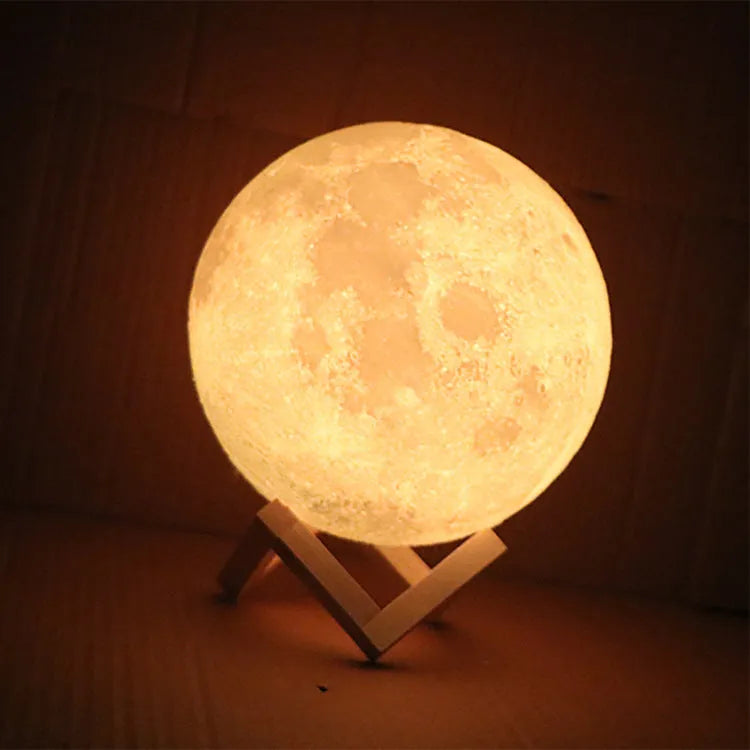 Rechargeable LED night light with remote control, silicone body, available in 8cm to 22cm sizes and multiple colours.