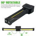 A55 rechargeable COB work light with magnetic base and folding hook for camping and auto repair