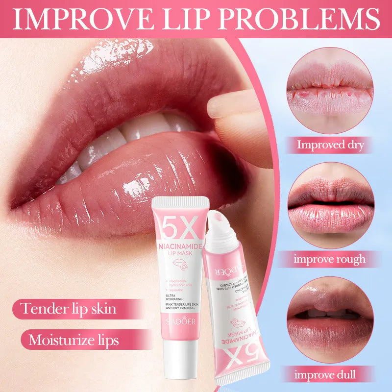 10g nicotinamide lip moisturising film with ceramide hydration and vitamin C brightening