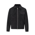 Men's thickened zipper jacket with big pockets in slim fit design