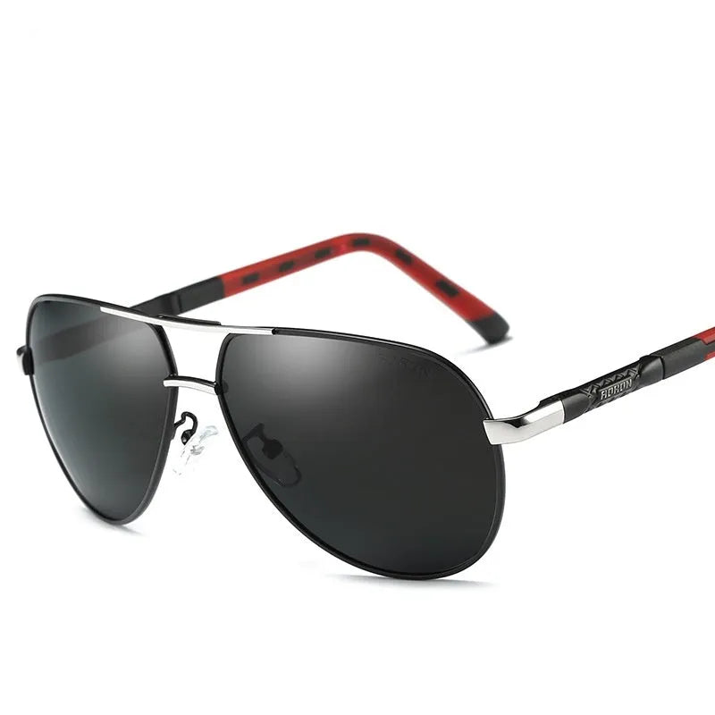 Polarized sunglasses in retro style for driving UV protection men women