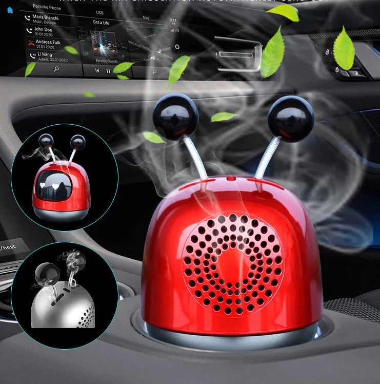 Robot-shaped car vent aromatherapy diffuser decoration with 40ml gel capacity