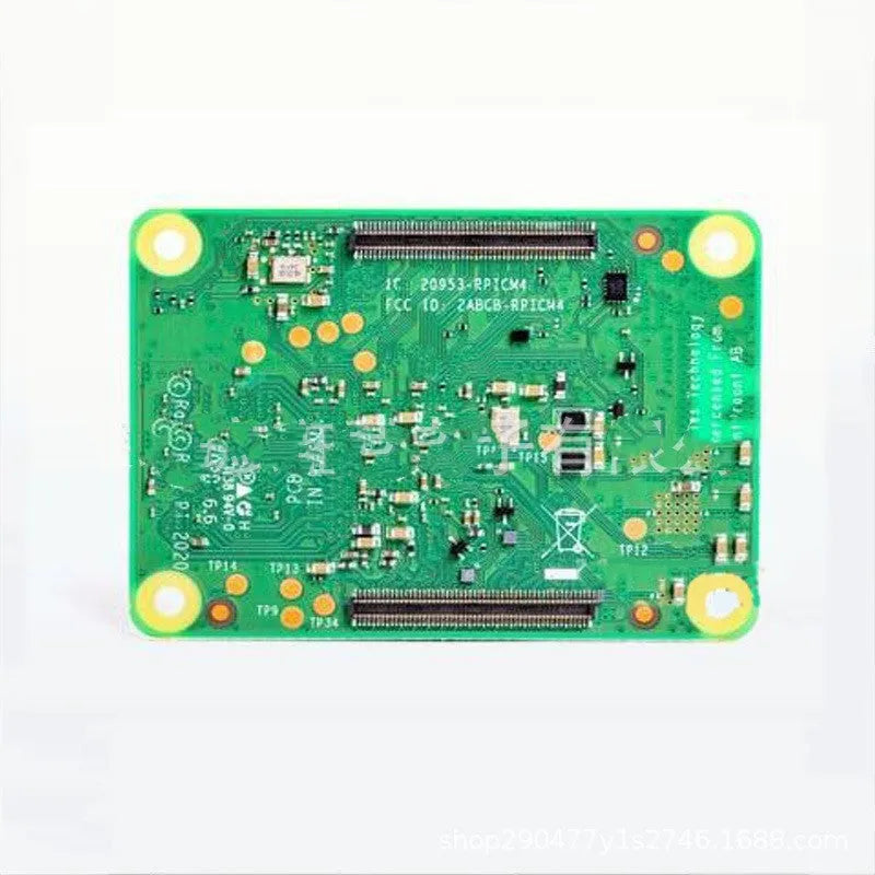 Raspberry Pi CM4 computing module core board with processor and eMMC flash