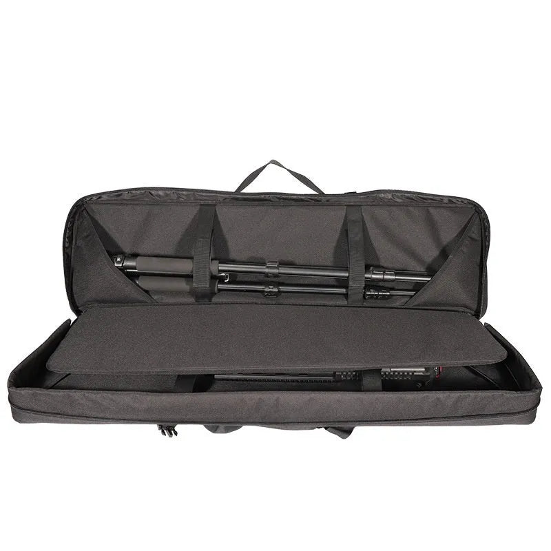 36-inch outdoor water bomb fishing bag in solid colour polyester with black CP camouflage pattern for men