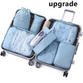 Cube travel packing bag in 210D Oxford cloth for organising shoes clothes and toiletries