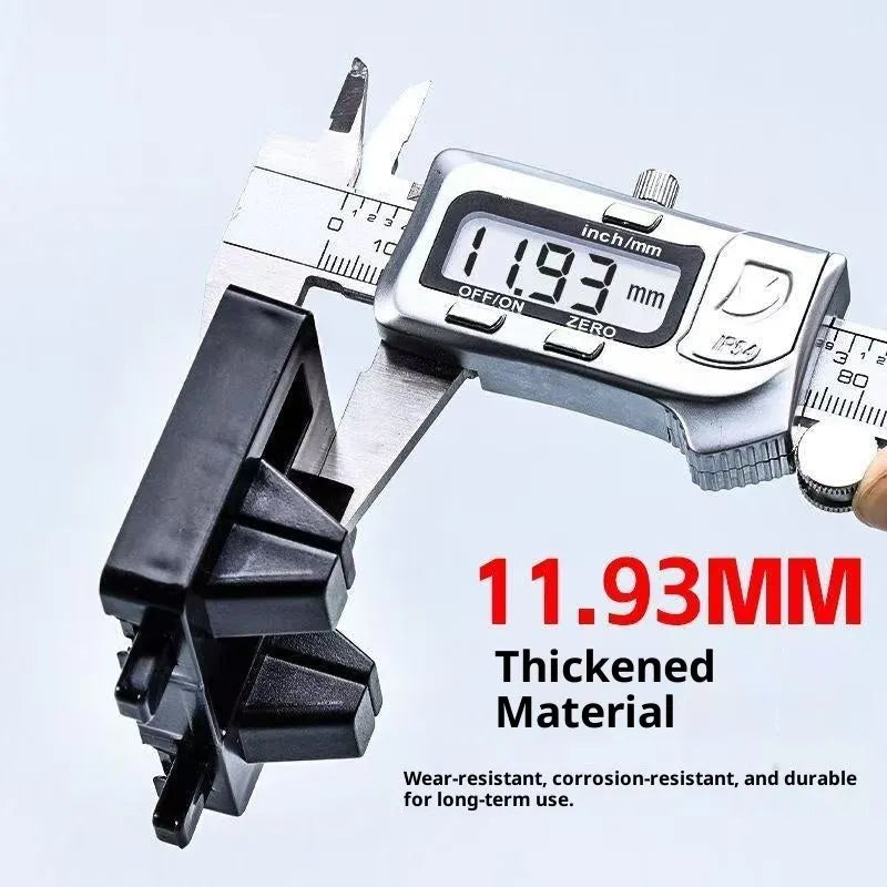 High rebound wire welding fixer with double card clamp, non-slip surface, and thick plastic construction for wire repair