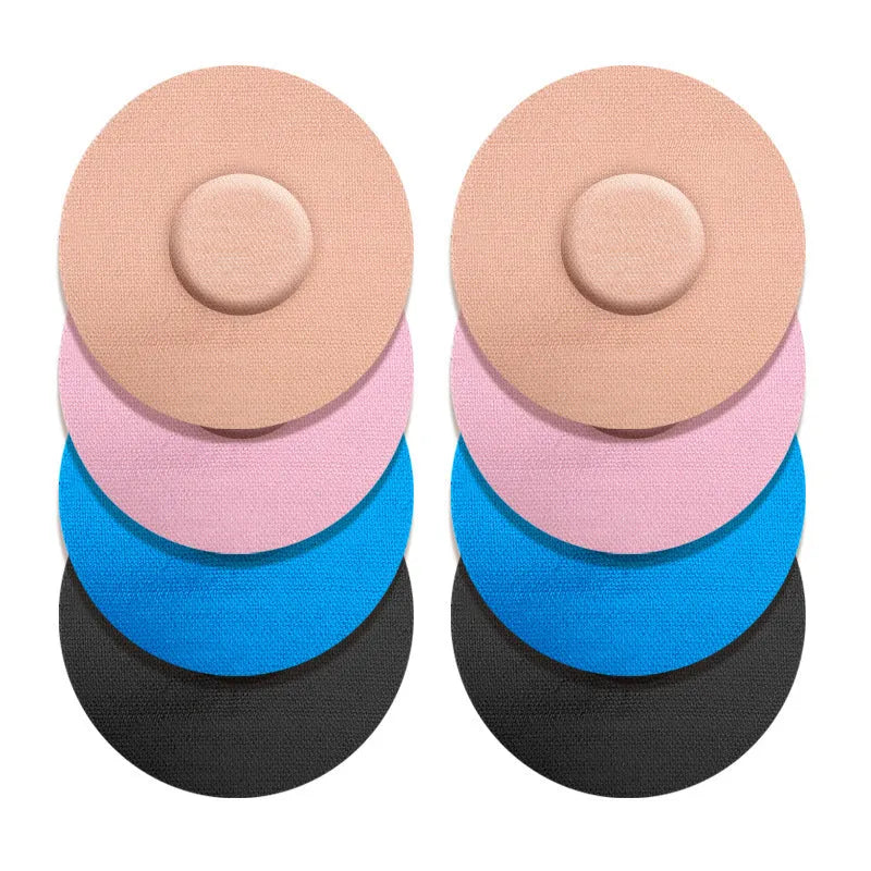 Sports anti-slip adhesive patch on skin with glue-free silicone base for running and fitness