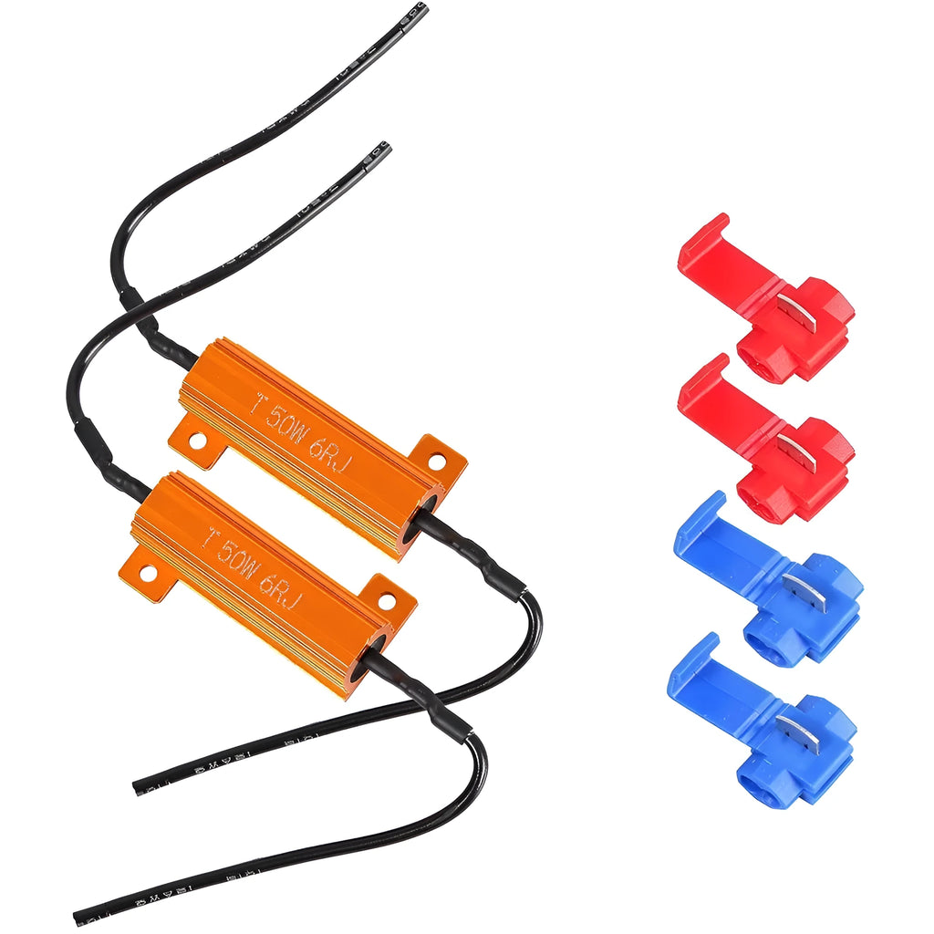 Gold resistance shell automotive LED decoder with aluminium housing and connection clips