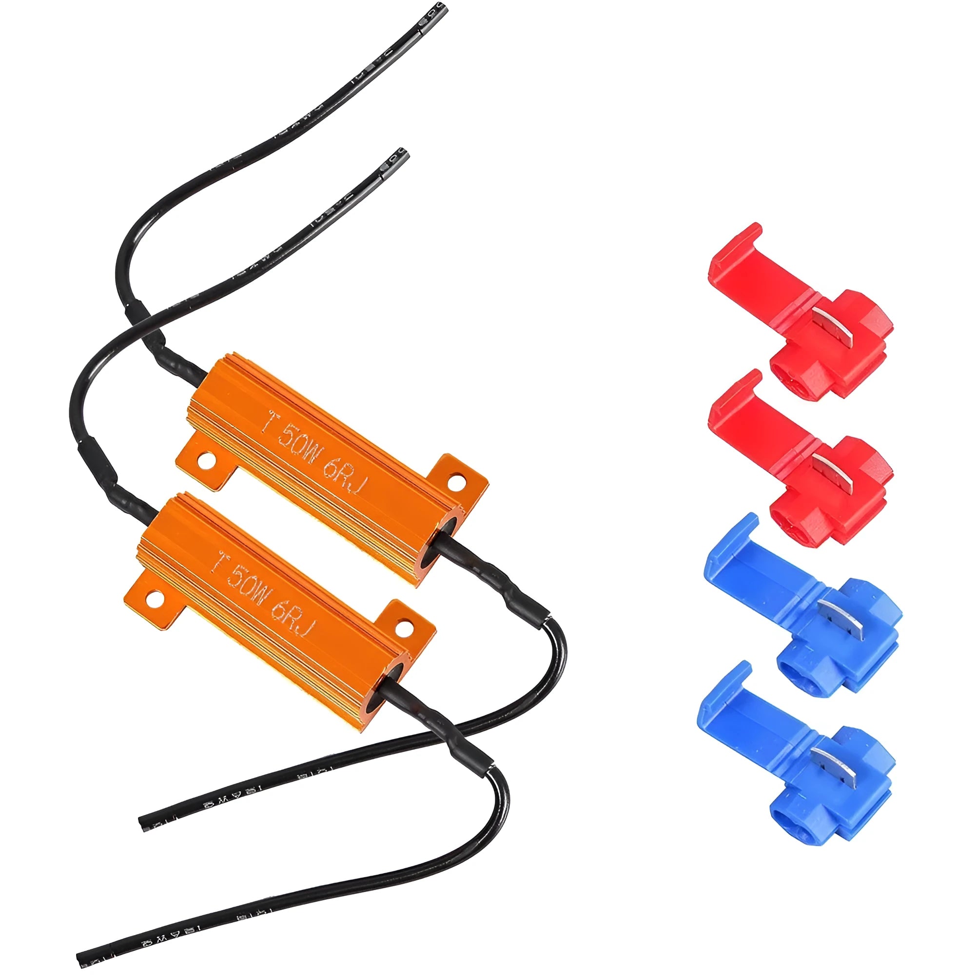 Gold resistance shell automotive LED decoder with aluminium housing and connection clips