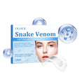 Pair of elastic microneedle eye care patches for wrinkle fading treatment