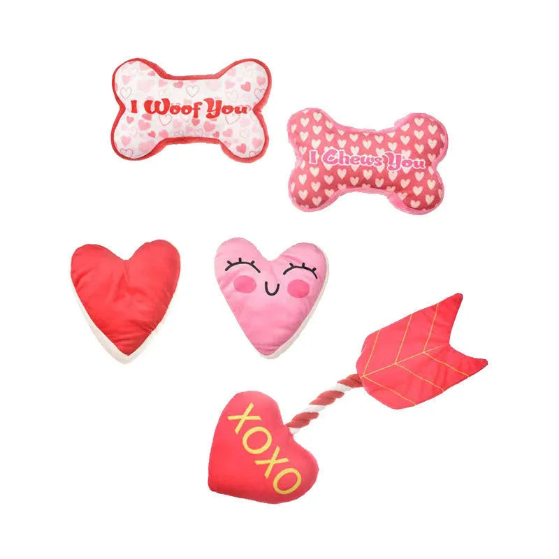 PP plastic bite-resistant dog toy for tooth cleaning, available in multiple colours.