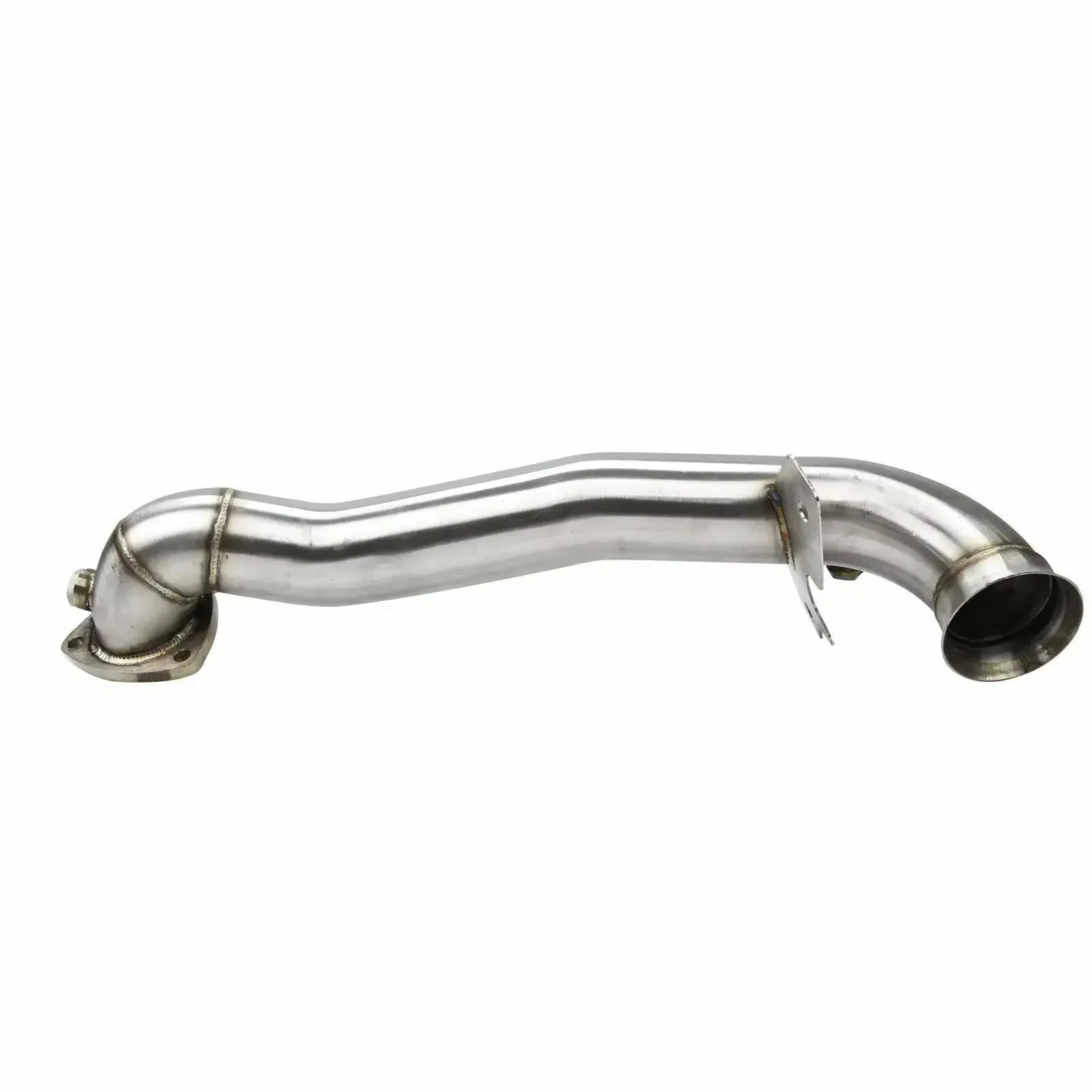 Stainless steel exhaust pipe for Mini Cooper R55-R61 1.6 Turbo 2007-2016, silver finish