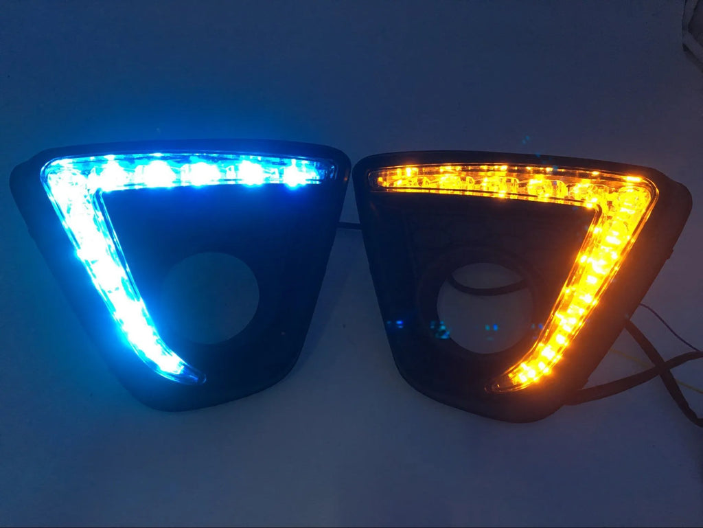 Pair of electroplated Mazda CX-5 daytime running light LED bulb units