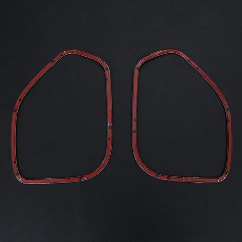 Silver 304 stainless steel audio frame modification strip for ROOX 40 series vehicles, dimensions 270mm x 200mm