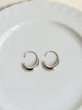Retro style women's fashion earrings with snake design in gold or silver electroplated alloy