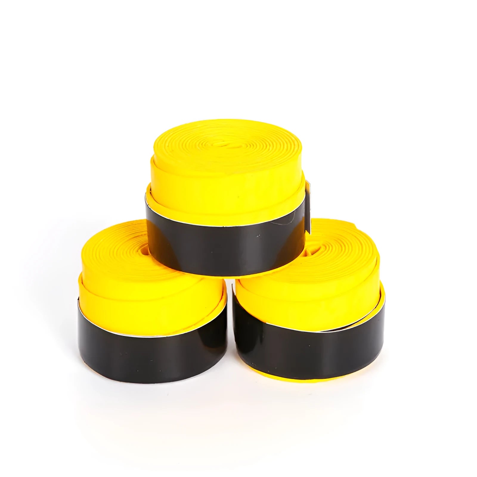 Frosted flat racket grip tape in multiple colours on white background