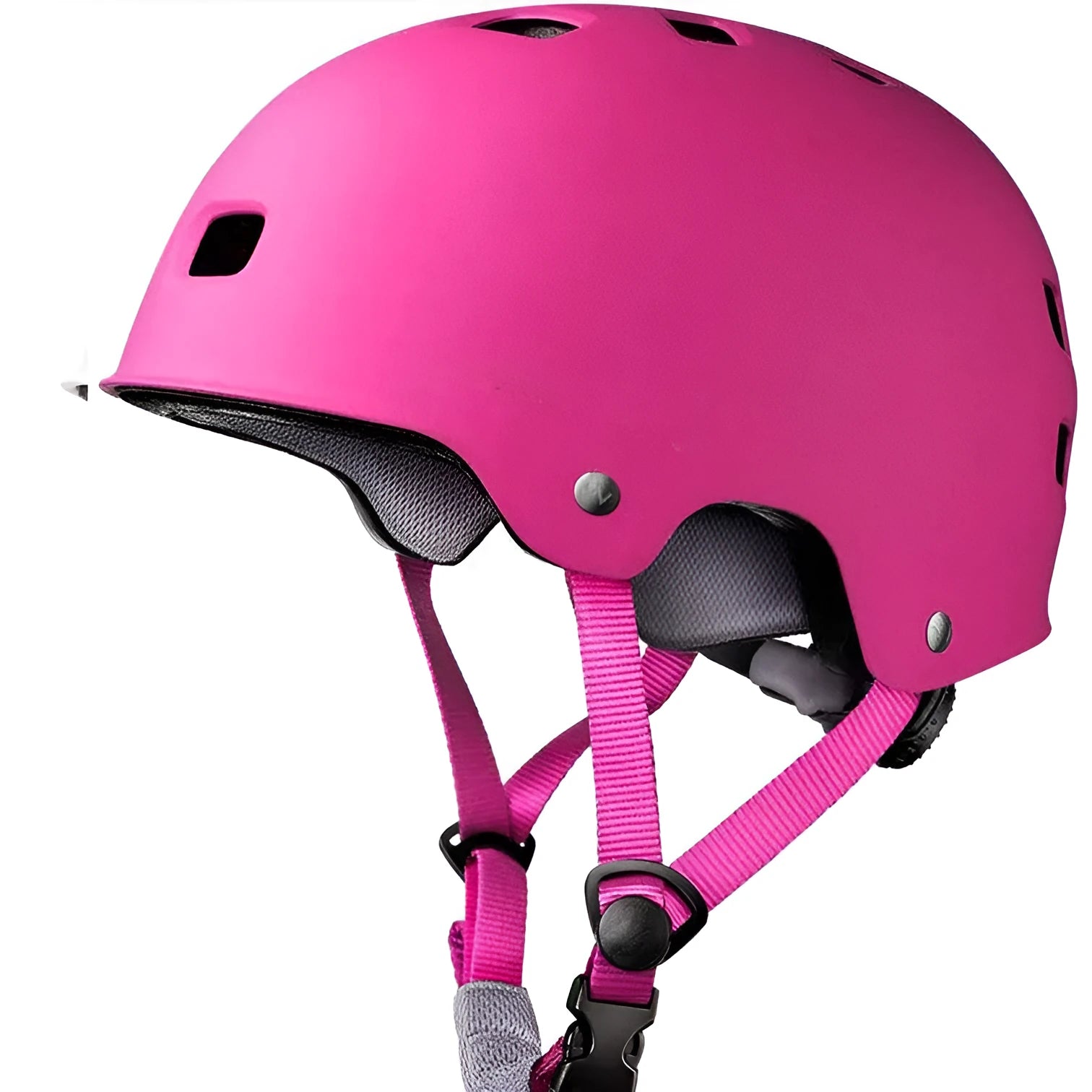 A children's skateboarding helmet shown in one of ten available colours, featuring an ABS plastic shell and EPS foam liner.