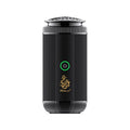 Zinc alloy car aromatherapy burner with electroplated finish, Type-C port, in black or grey.
