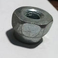 Aluminium screw mower head for brush cutter attachment with visible thread.