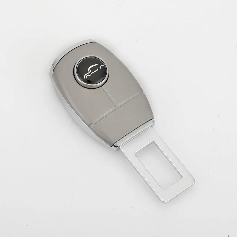 Car safety belt extension joint holder metal 70g 2pcs picture colour interior decoration
