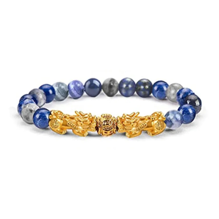 National style couple bracelet and necklace with animal zodiac modelling, options A to D, bulk packing, bracelet x1