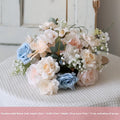 Artificial silk flower for wedding photo and ornamental decoration in A B C D Floral colour options