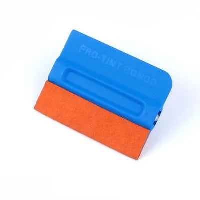Car colour changing film tool scraper with ABS plastic handle and choice of four scraping surfaces