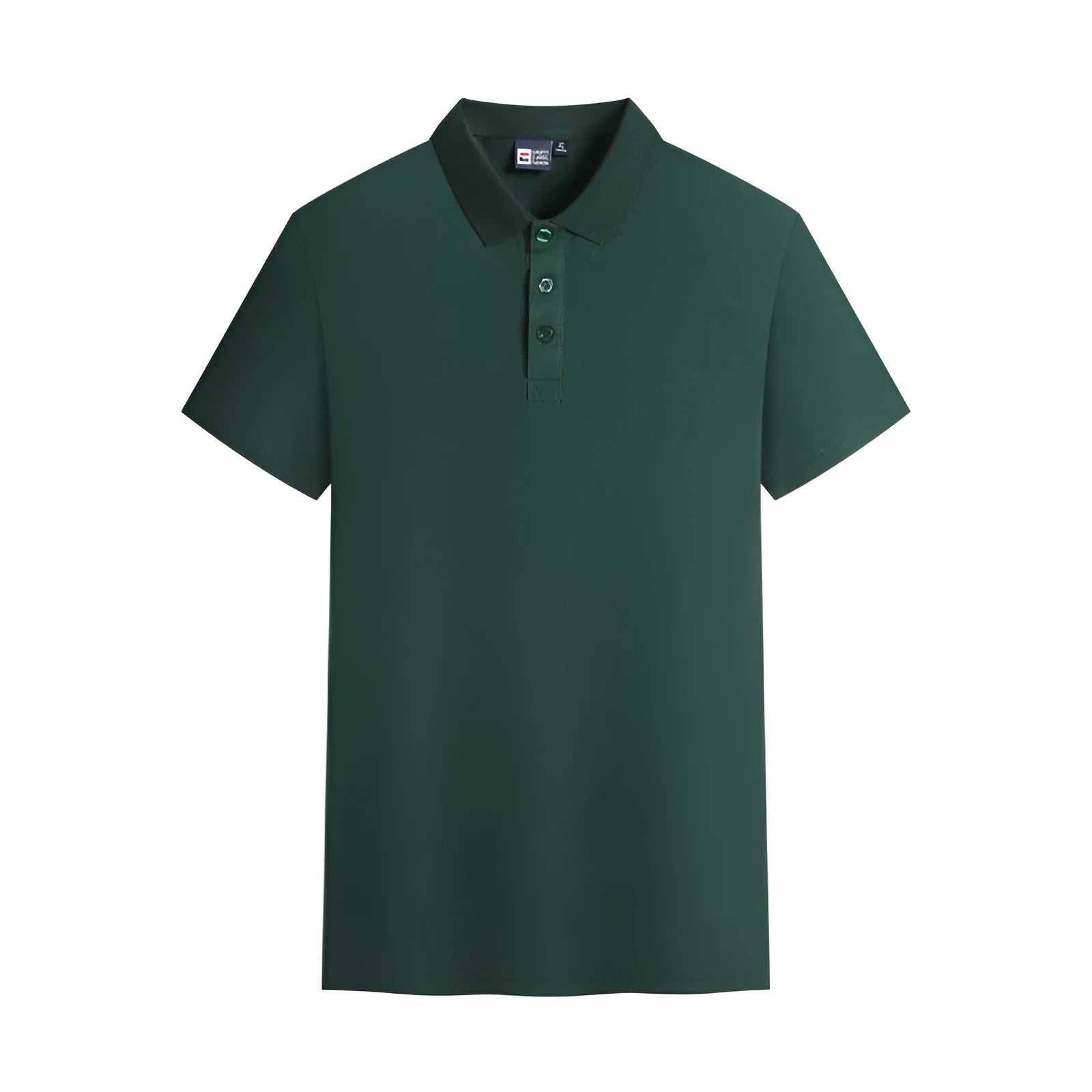 Combed cotton short sleeve t-shirt in solid colour with asymmetric design, available in ten colours for summer leisure.