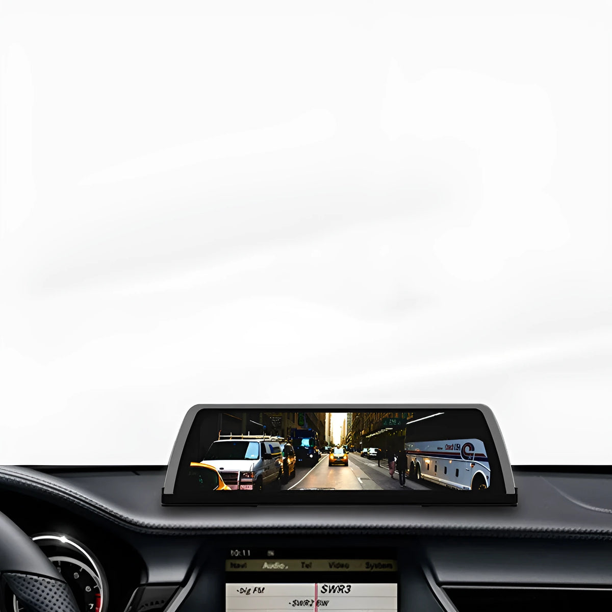 10-inch black smart navigation driving recorder with touch screen, GPS, Bluetooth and reversing image