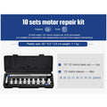 Cr-v chromium vanadium steel socket ratchet wrench set for auto and home repair.