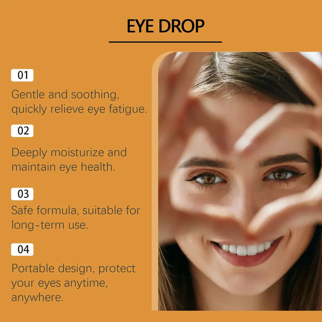 15ml bottle of Deep Fluid Honey Eye Drops for relieving dry, fatigued eyes.