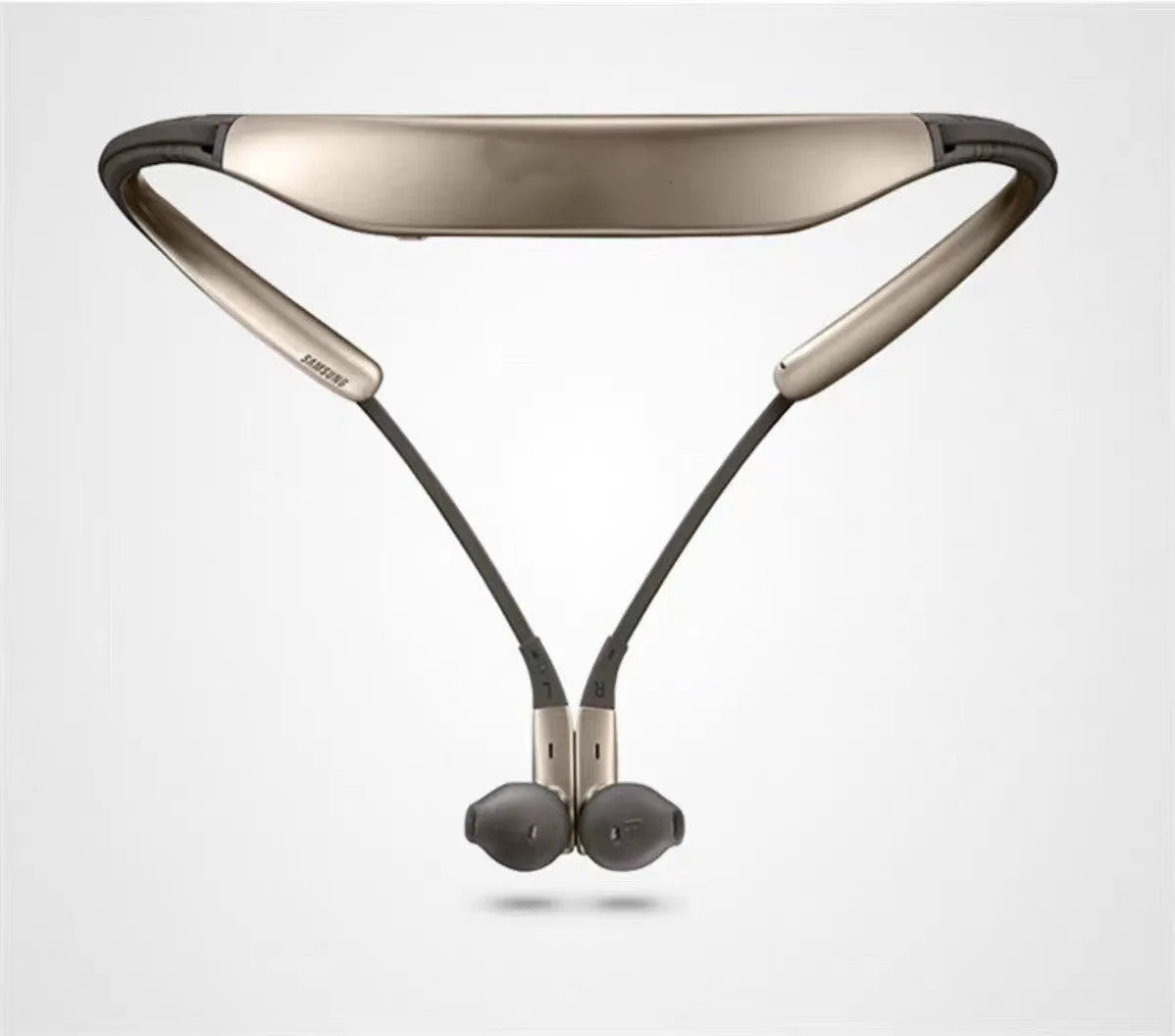 Bluetooth 5.1 sports running headset in black, blue or gold with microphone and bone conduction wear