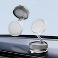 Magnetic vacuum suction phone bracket in Night Blue Metal Black with 720-degree folding and rotating plastic body
