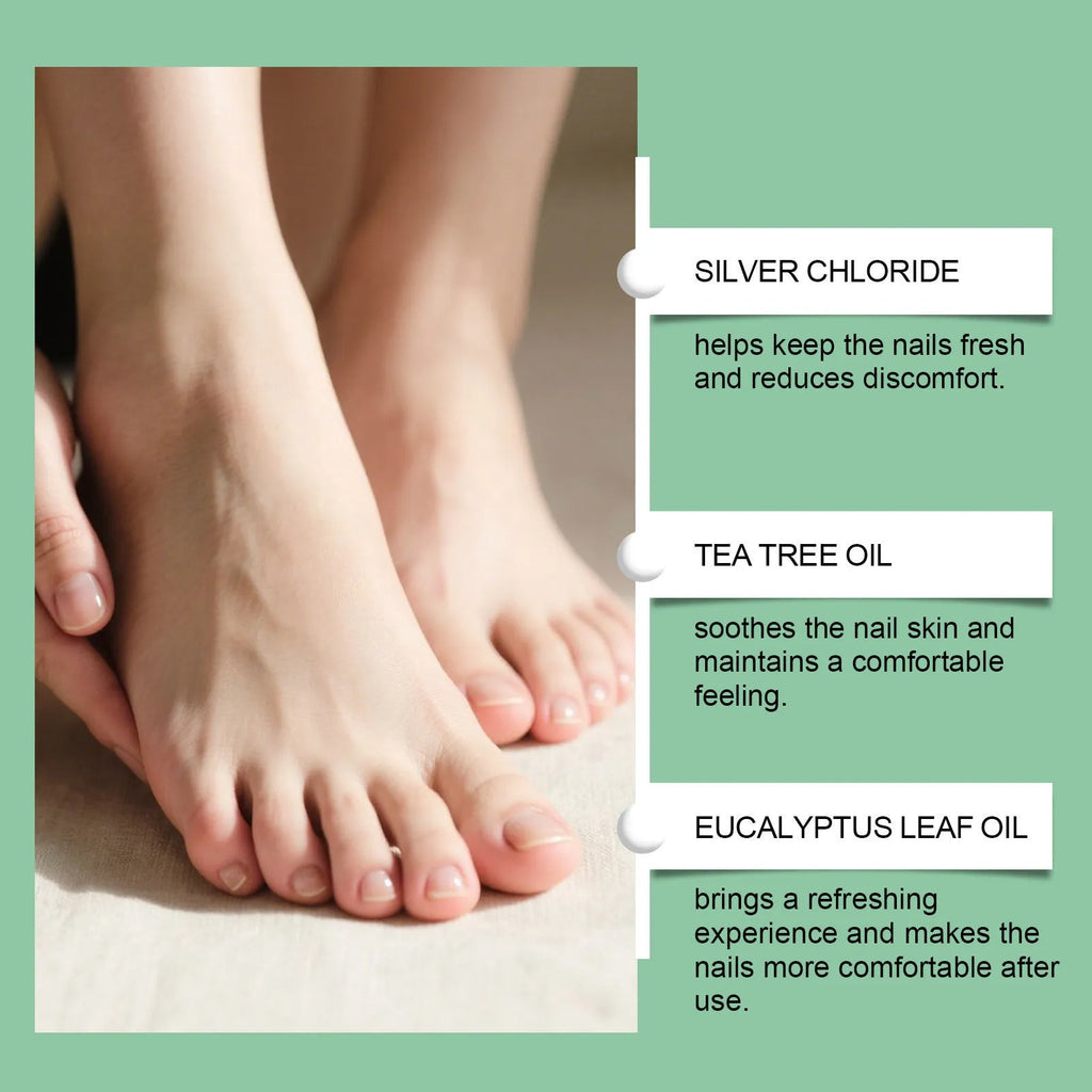 10ml nail care essence bottle with tea tree oil and eucalyptus for daily moisturising nail maintenance
