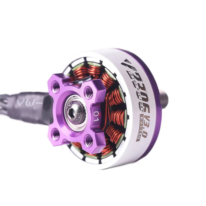 Crossing machine 5-inch FPV brushless motor with plastic housing and flash function for aviation models