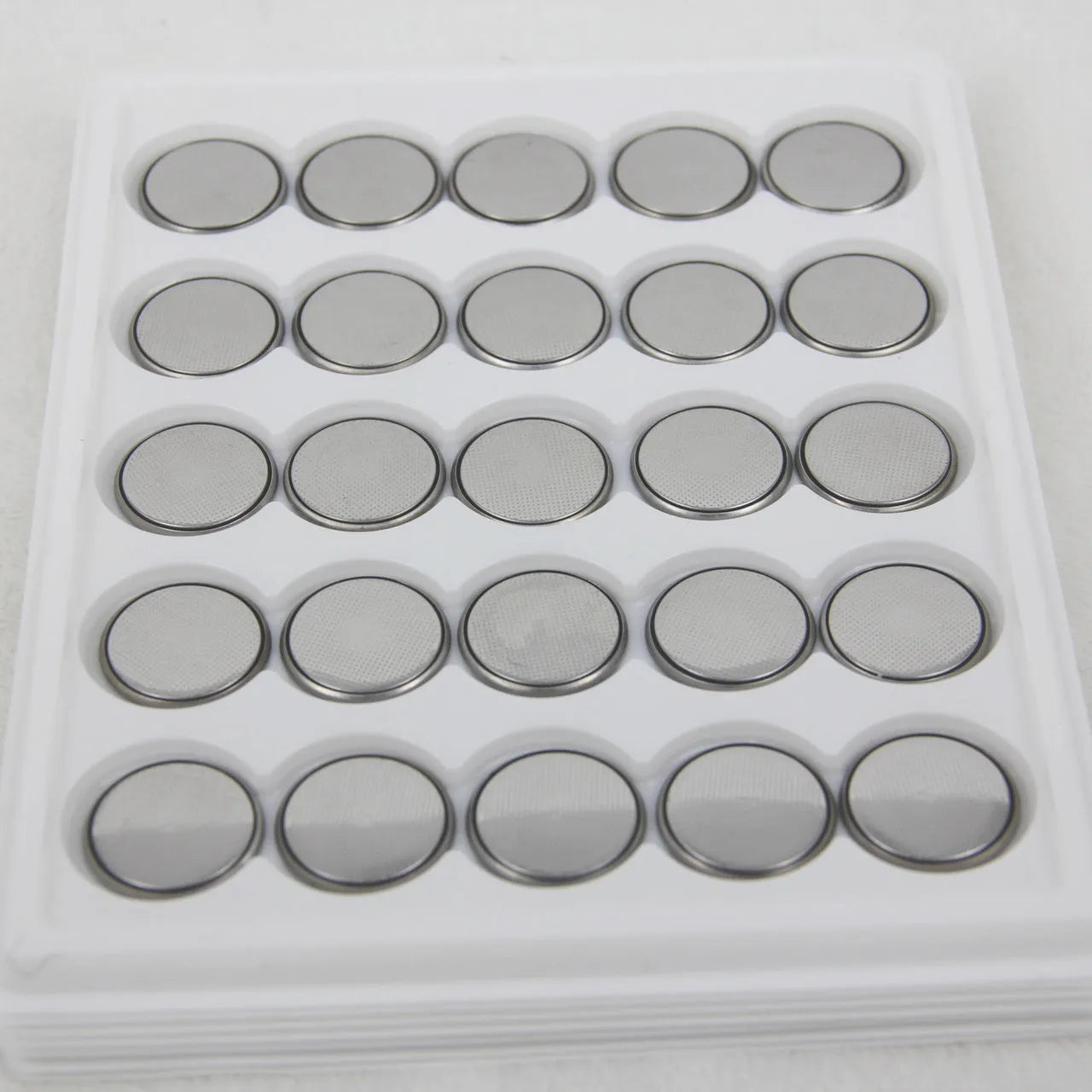Pack of three types of alkaline 3V button batteries: CR2032, CR2025, and CR2016 coin cells