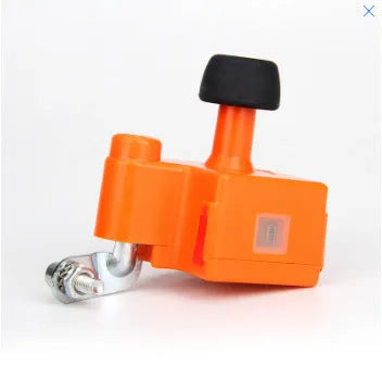 Electric bicycle generator BG-2677 night riding light power accessory in yellow, on a bike frame