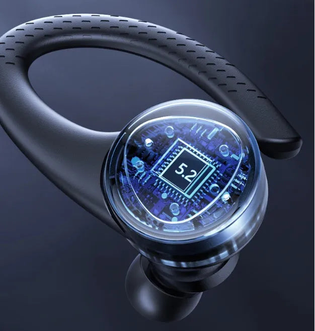 Black or silver true wireless Bluetooth in-ear headphones with 15-hour battery life