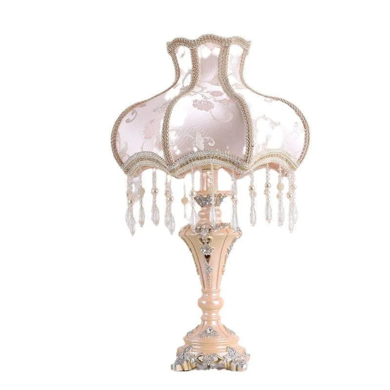 European-style table lamp, 55cm high, with a romantic princess design and multiple switch options