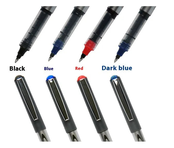 Set of 12 black, blue, and red 0.5mm water-based quick-drying signature pens
