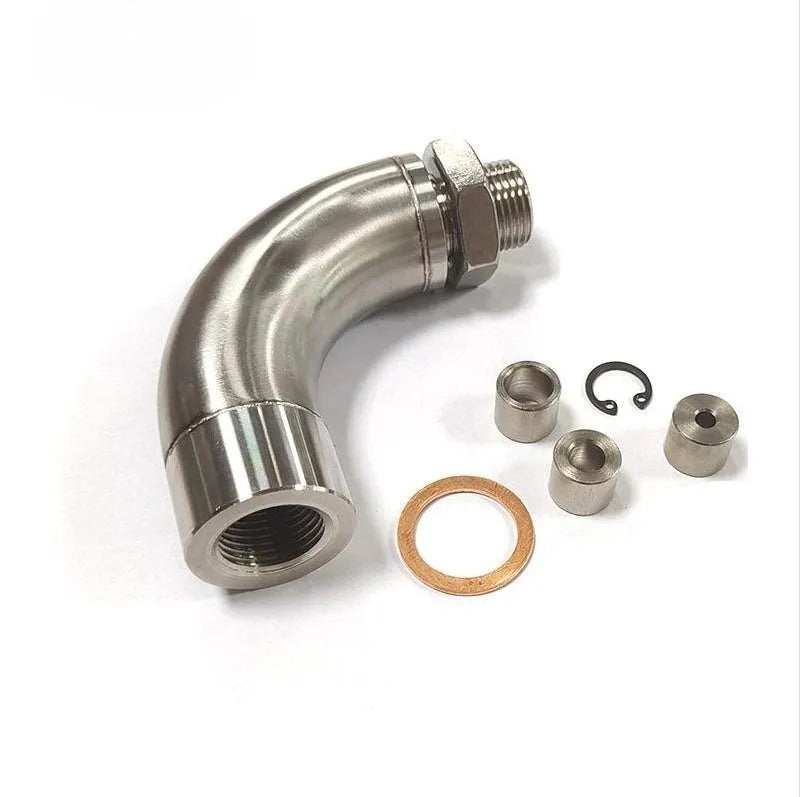 M18 x 1.5 car temperature sensor adapter flow valve with gas flow cross over sub