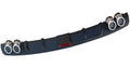 Automotive rear bumper spoiler modification accessory in PP plastic showing length options