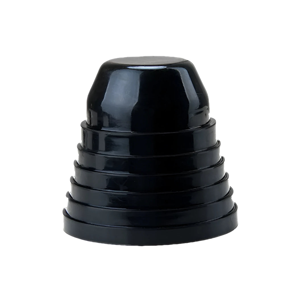 Black silicone dust cover for General Motors LED headlights measuring 90mm diameter