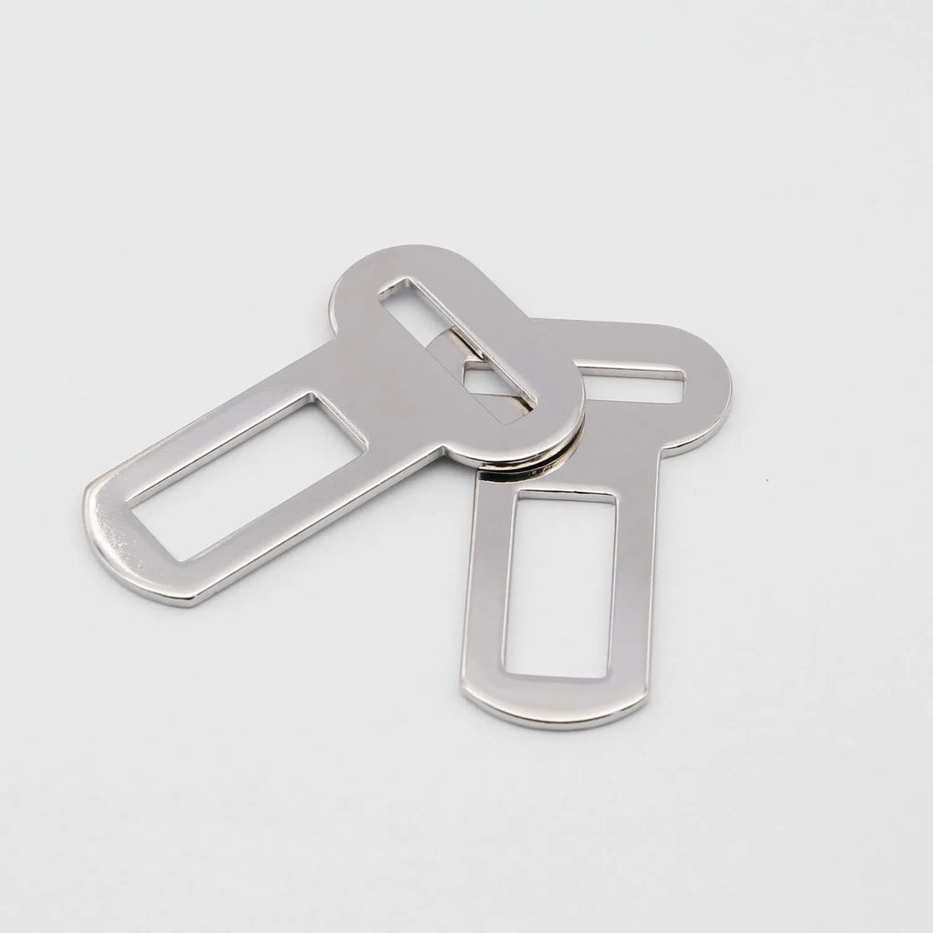 26mm silver metal pet leash buckle with safety latch mechanism