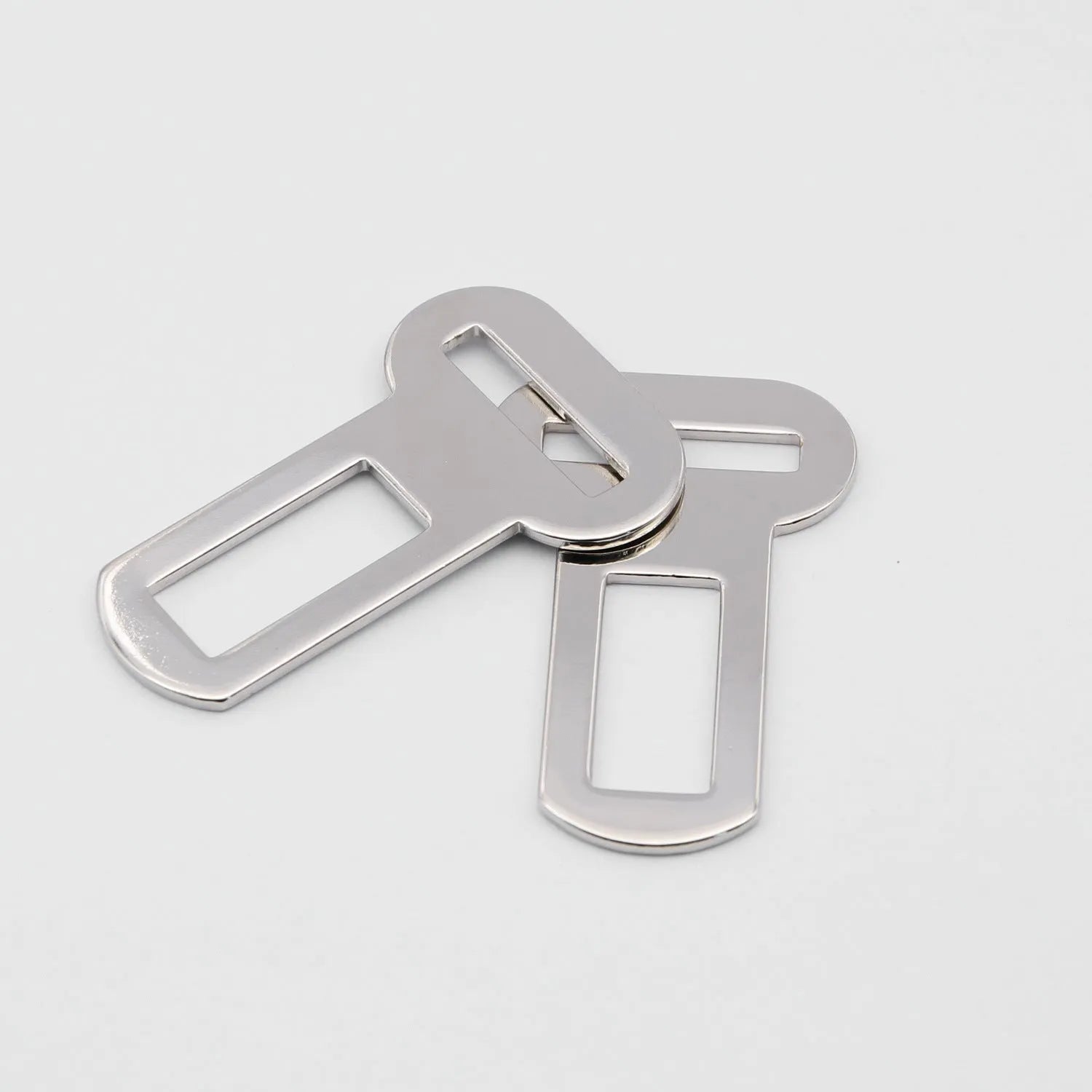 26mm silver metal pet leash buckle with safety latch mechanism