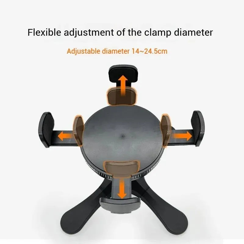 Adjustable elevated dog bowl stand with anti-slip pet bowl holder for medium and large pets
