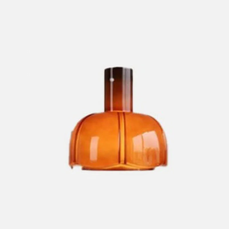 Retro medieval style glass bud chandelier pendant light for ceiling installation.