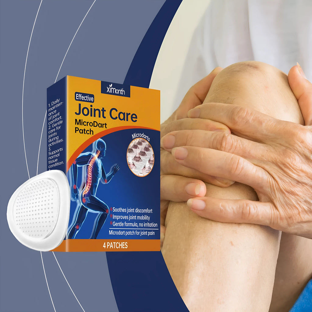 Joint microneedle patch pack with moxa leaf, ginger root, bee venom ingredients for daily care