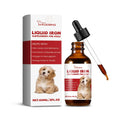 60ml bottle of pet dog syrup with mint extract for oral care and fresh breath