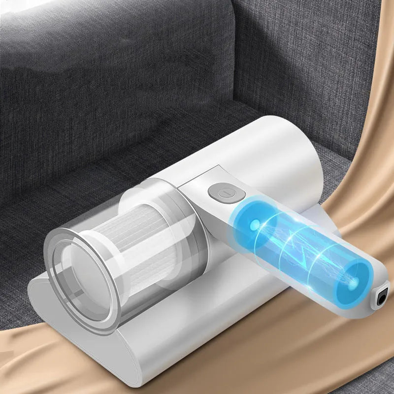 White wireless 300W mite removal instrument with ultraviolet sterilization, USB charging, for beds and sofas
